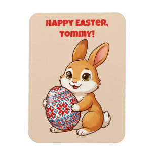  Easter Bunny Magnet   Vinyl Glossy