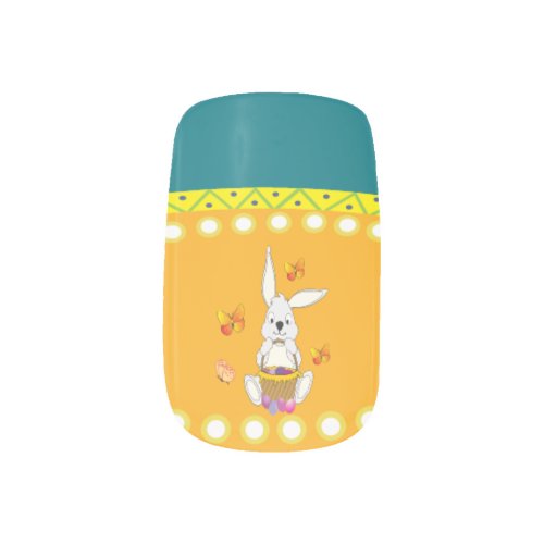 Easter Bunny Minx Fingernail Minx Nail Art