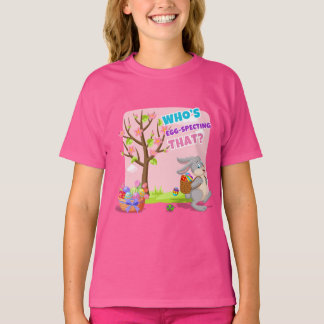 Easter Bunny Mischief Girl's T-Shirt