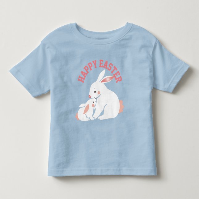 Easter Bunny Mom and Baby Toddler T-shirt (Front)