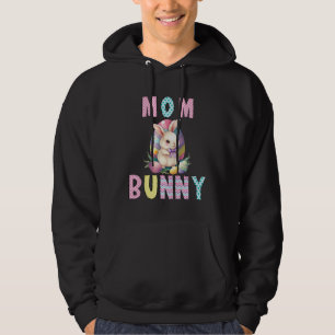 Easter Bunny Mom Bunny Easter Mother Bunny Rabbits Hoodie
