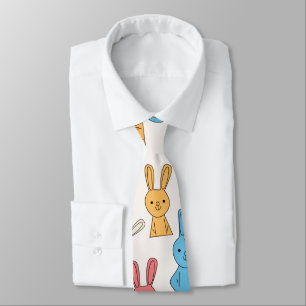 Easter Bunny Neck Tie