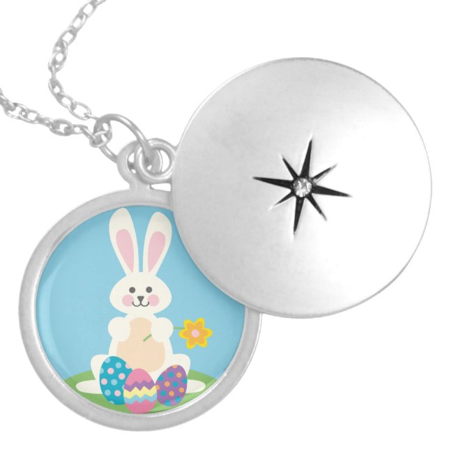 Easter bunny 🐇 necklace bunny 🐰 (Front)