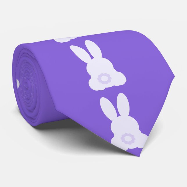 Easter Bunny Necktie (Rolled)