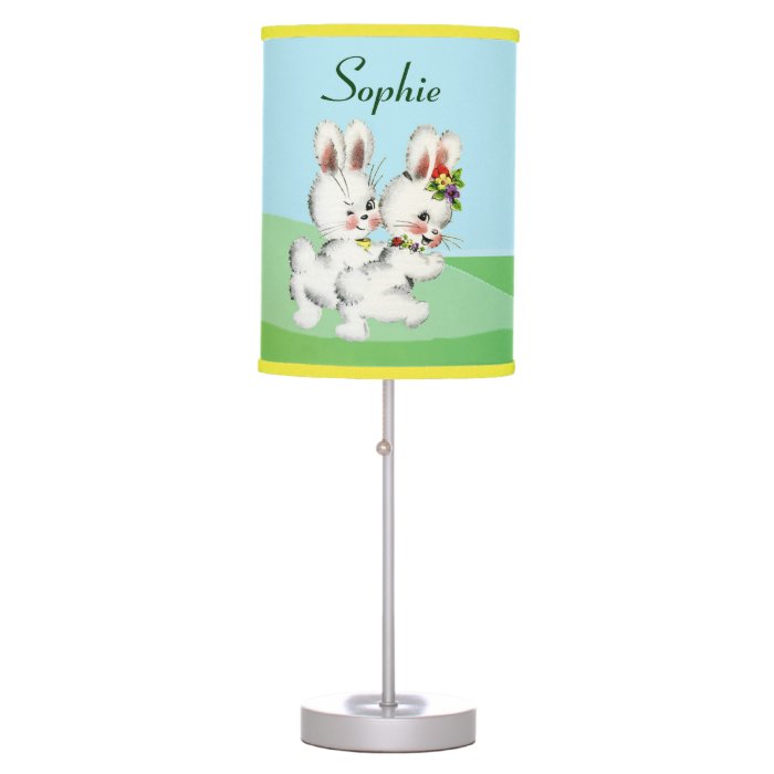 Easter Bunny Nursery Table Lamp