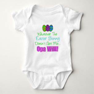 Easter Bunny Opa Will Baby Bodysuit