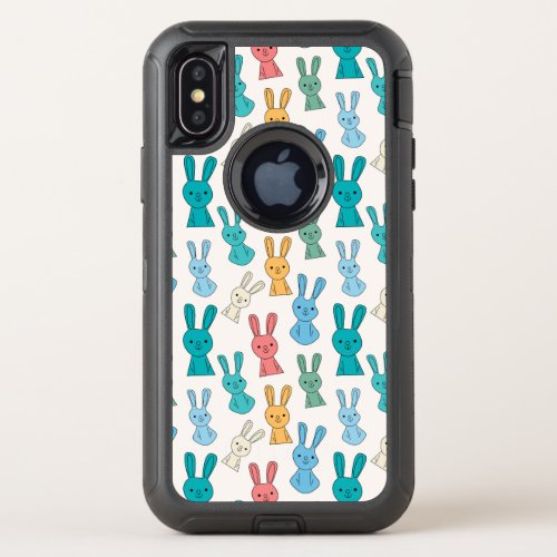 Easter Bunny OtterBox Defender iPhone X Case