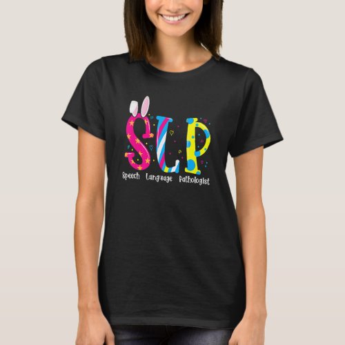 Easter Bunny Outfit Slp Speech Language Pathologis T_Shirt