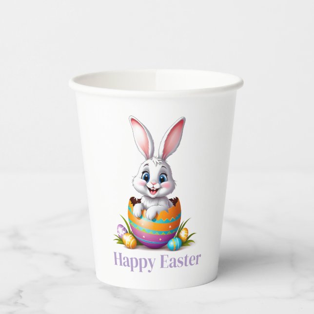 Easter Bunny Paper Cups (Left)