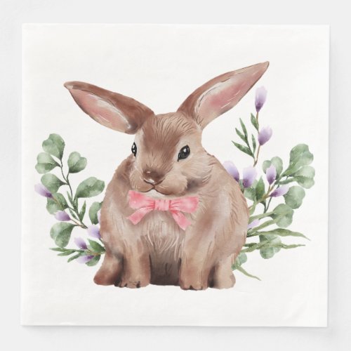 Easter Bunny Paper Dinner Napkins