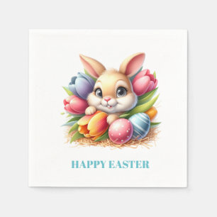 Easter Bunny Paper Napkins