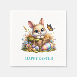 Easter Bunny Paper Napkins