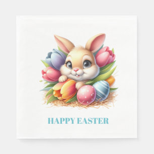 Easter Bunny Paper Napkins