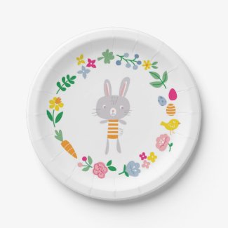 Easter Bunny Paper plates