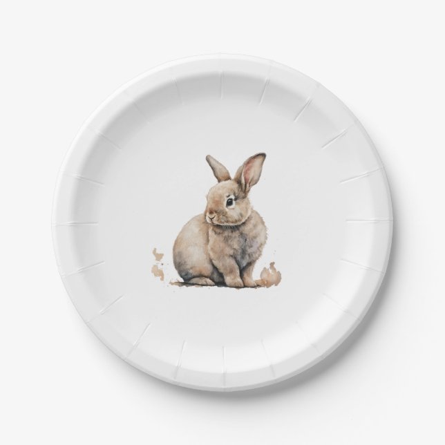 Easter Bunny        Paper Plates (Front)