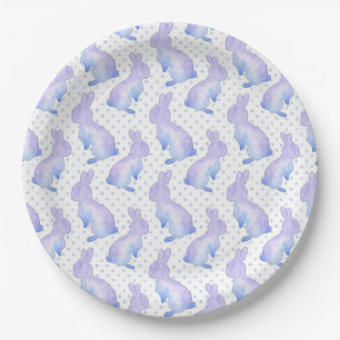 Easter Bunny Paper Plates