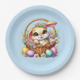 Easter Bunny Paper Plates
