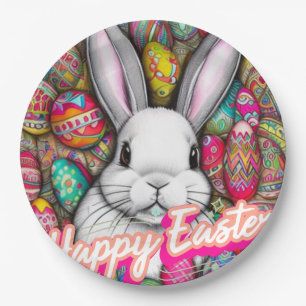 Easter Bunny Paper Plates