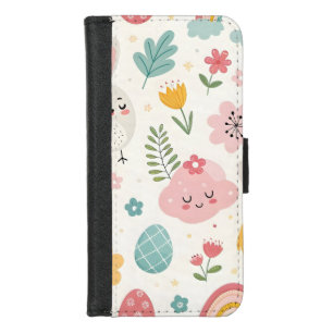 Easter Bunny Pattern iPhone 8/7 Wallet Case