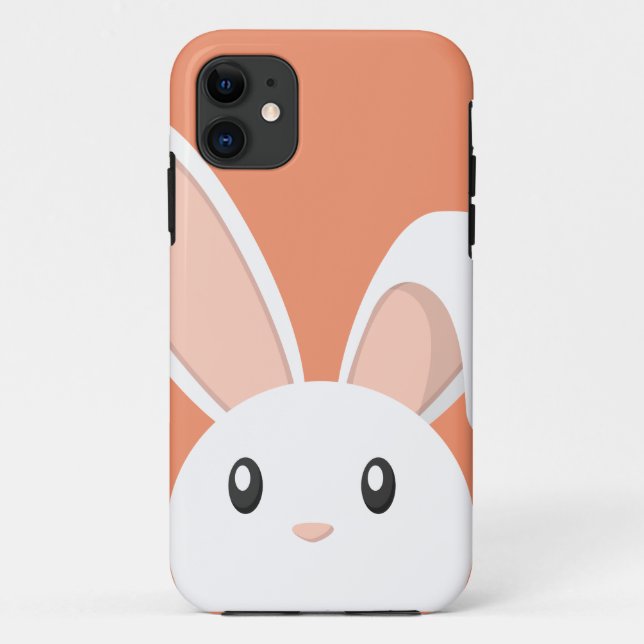 Easter Bunny peeping Case-Mate iPhone Case (Back)