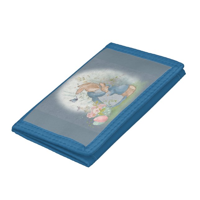  Easter Bunny Peter Trifold Wallet (Bottom)