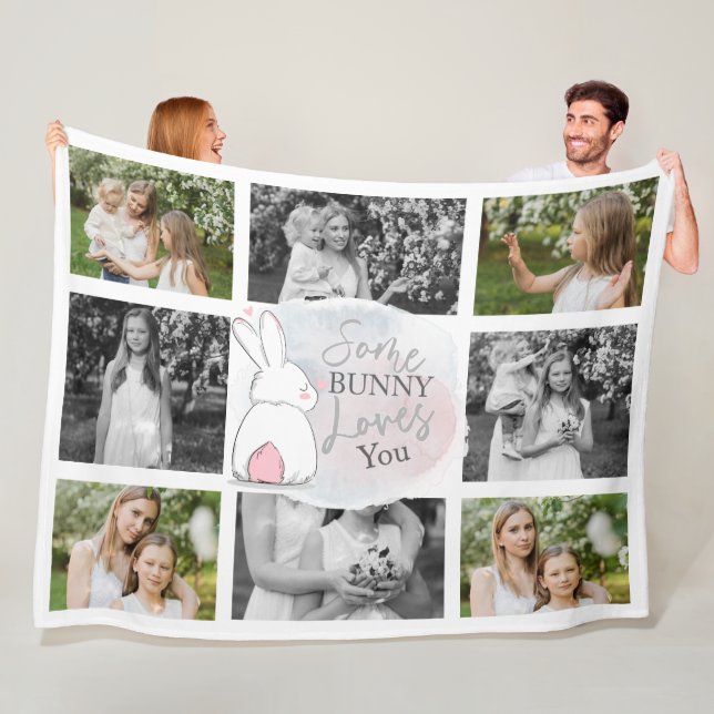 Easter Bunny Photo Blanket (In Situ)