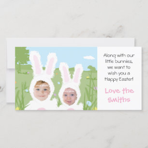 Easter Bunny - Photo Card