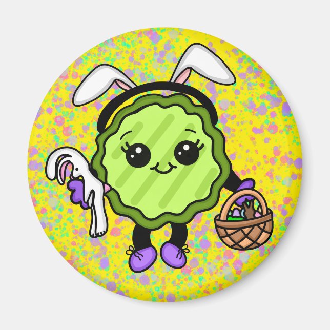 Easter Bunny Pickle | Holiday Pickle    Magnet (Front)