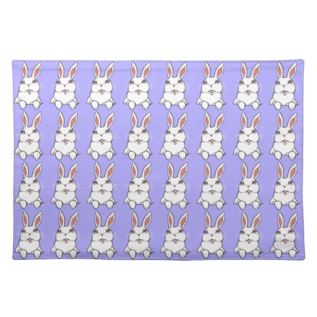Easter Bunny Place Mats Easter Party Decor (Front)