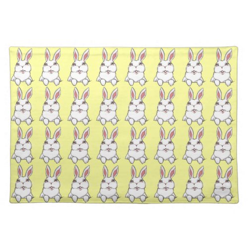 Easter Bunny Place Mats Easter Party Decor