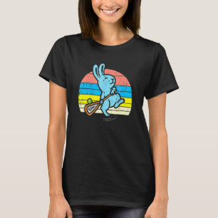 Easter Bunny Playing Lacrosse Retro Lax Sport Men T-Shirt