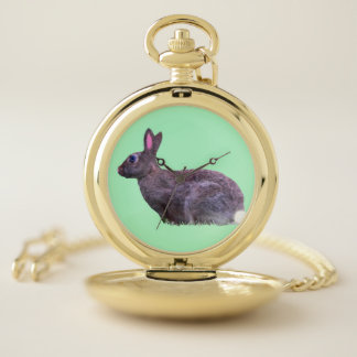 Easter Bunny Pocket Watch