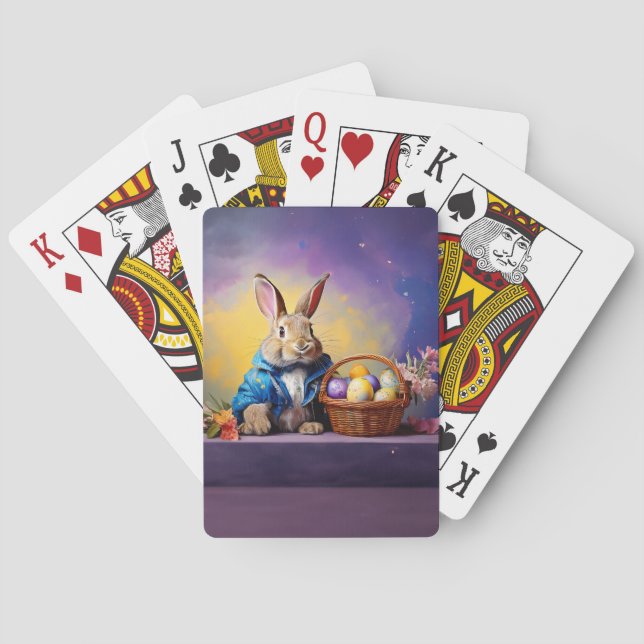 Easter Bunny Poker Cards (Back)