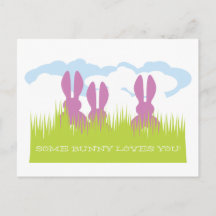Easter Bunny Postcard