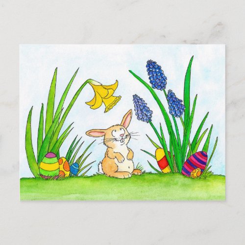 Easter Bunny postcard by Nicole Janes