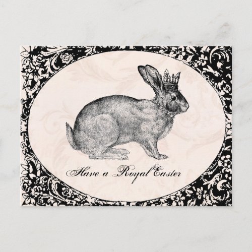 Easter bunny postcard vintage