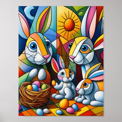 easter bunny poster