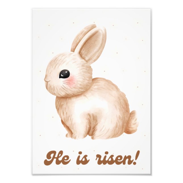 Easter Bunny Poster – Kids Room Wall Art (Front)