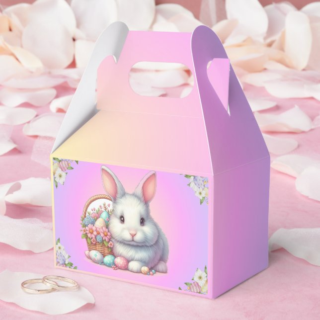 Easter Bunny Pretty Pastel Favor Boxes (Wedding)