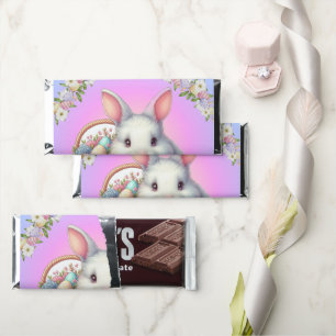 Easter Bunny Pretty Pastel Hershey Bar Favors