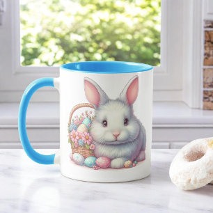 Easter Bunny Pretty Pastel Mug