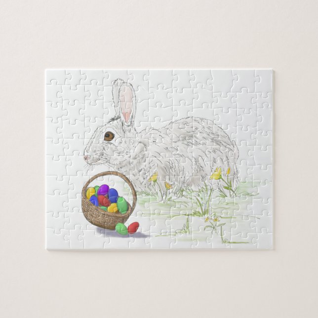 Easter bunny puzzle (Horizontal)