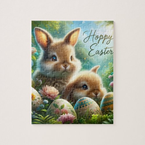 Easter bunny puzzle Easter bunnies puzzle