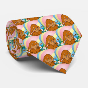 Easter Bunny Rabbit And Easter Egg Neck Tie