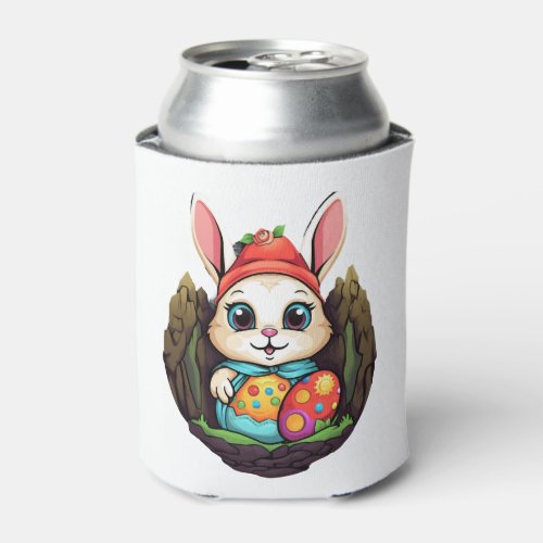 Easter Bunny Rabbit Easter Day Egg Hunting   Can Cooler