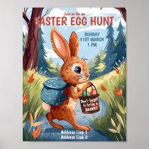 Easter Bunny Rabbit - Easter Egg Hunt