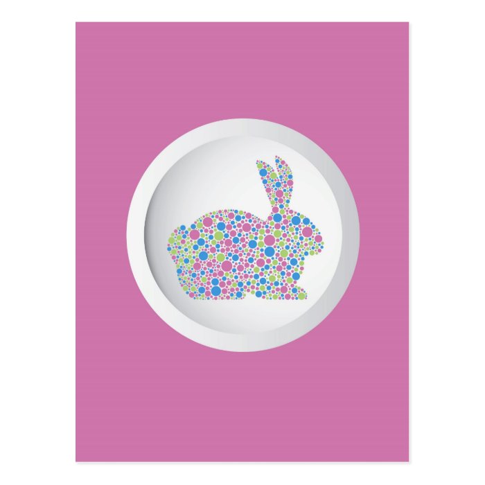 Easter Bunny Rabbit Postcard