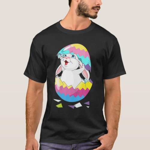 Easter Bunny Rabbits Hatchs From Eggs Funny T_Shirt