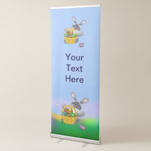 Easter Bunny Retractable Banner