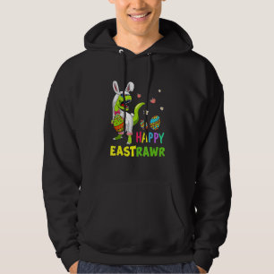Easter Bunny Rex Dinosaur Egg  2022 Happy Eastrawr Hoodie